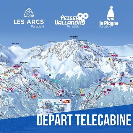 Elegant Et Moderne Avec Vue Montagne Au Coeur De Paradiski - Garage - 8Pers - 90M2 - Sabaudinha La Plagne Ngoại thất bức ảnh