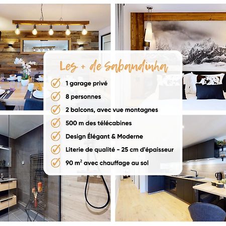 Elegant Et Moderne Avec Vue Montagne Au Coeur De Paradiski - Garage - 8Pers - 90M2 - Sabaudinha La Plagne Ngoại thất bức ảnh